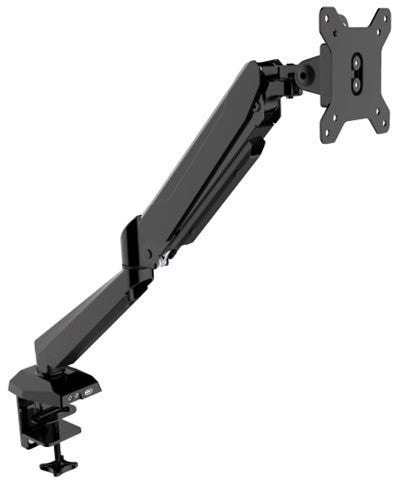 Beniia Office Furniture - VIO-1 single unit monitor arm - black - adjustable ergonomic worktools - chicagoofficechair.com - home office naperville - schaumburg work from home